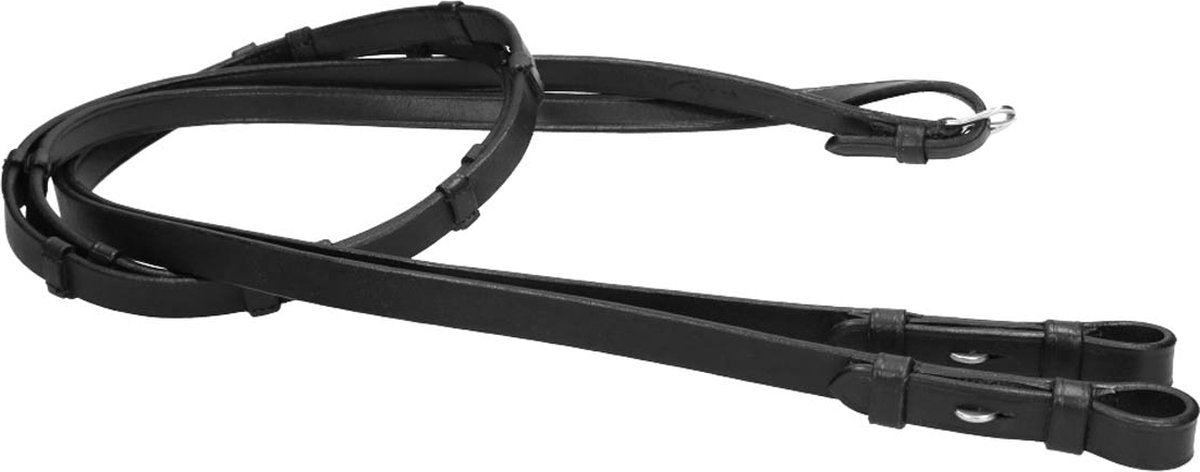 Dy'on 5/8 16mm Full Leather Curb Reins 7 Loops Working