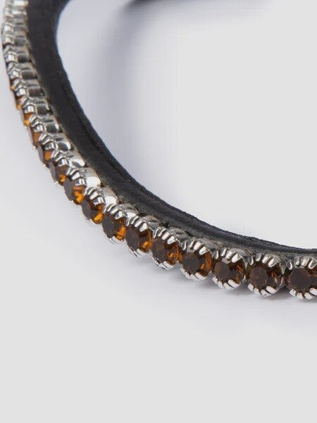 PS of Sweden Frontriem Sleek Coffee Zwart Leder Full