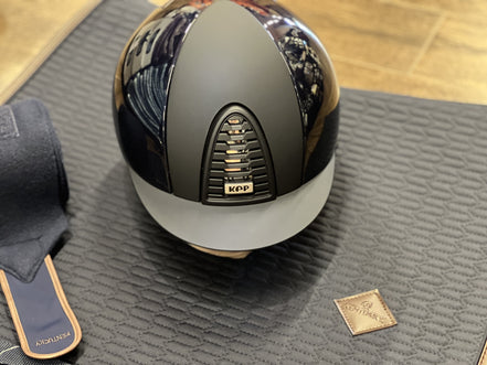 Kep Italia Cromo 2.0 Polish-Metal Blue /Textile Blue Frame; Grill; Button & Klep /Cromo Sub-Grill L (59-62)