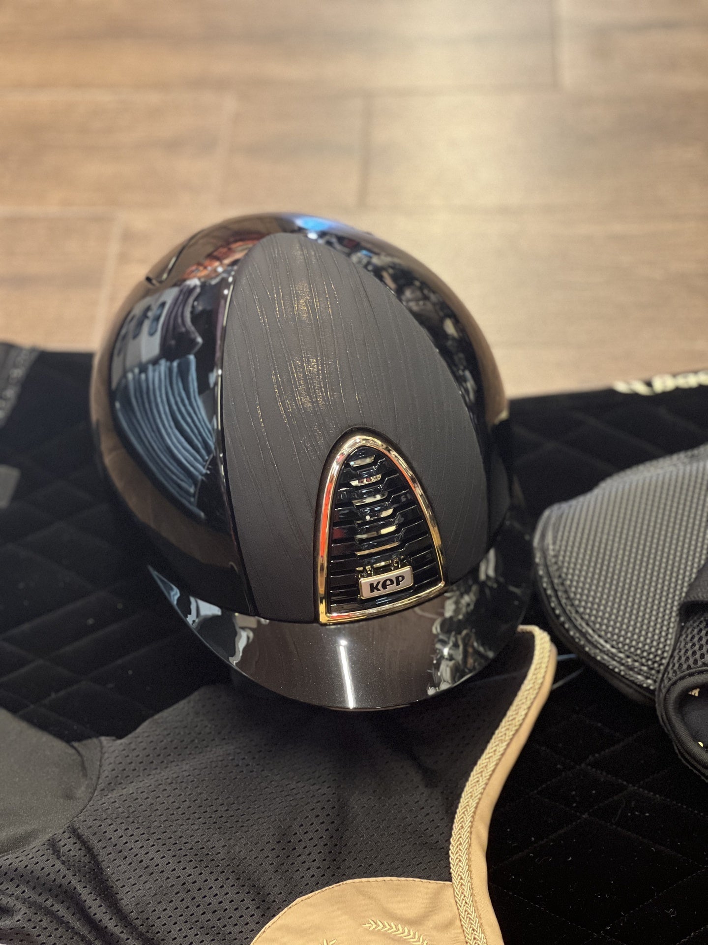 Kep Italia Cromo 2.0 Polish Metal Black/ Vesna Brons Front/ Gold Frame M (51-58)