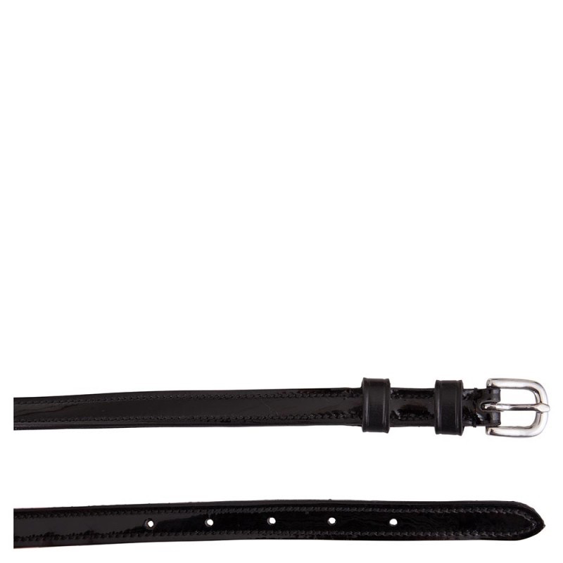 BR Track Belts Patent Leather Black Patent