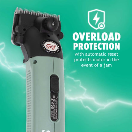 Lister Star Scheermachine met Opbergtas – Groen