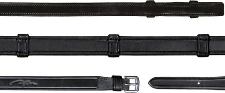 Dy'on 5/8 Full Leather Reins 7 Leather Loops