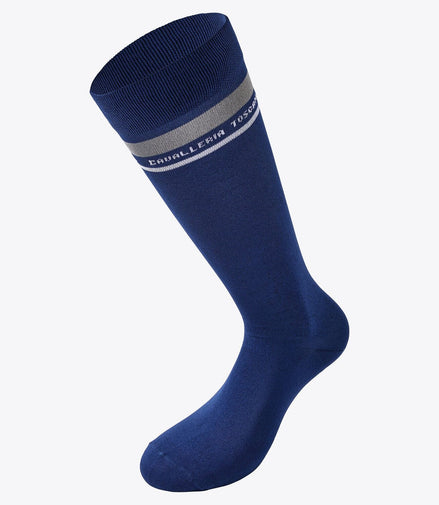 Cavalleria Toscana Embroidered CT Stripe Sokken