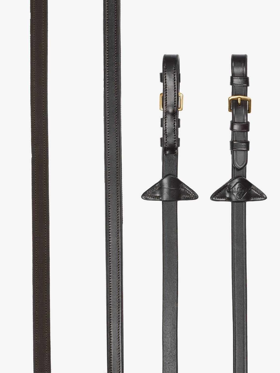 LeMieux Half leder half Rubber Teugels