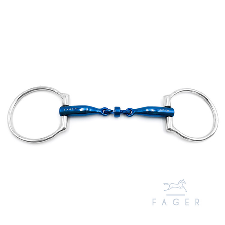 Fager Titanium Roller Eggbutts bit - BIANCA