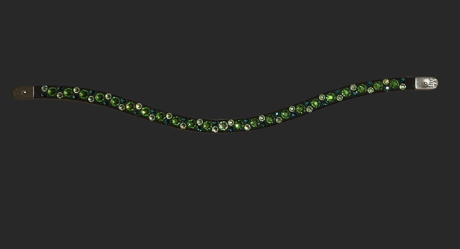 Magic Tack Bling für Stirnband Magic Tack lang gebogen; gemischt