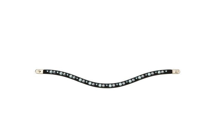 Magic Tack Bling for browband Magic Tack long curved; one row