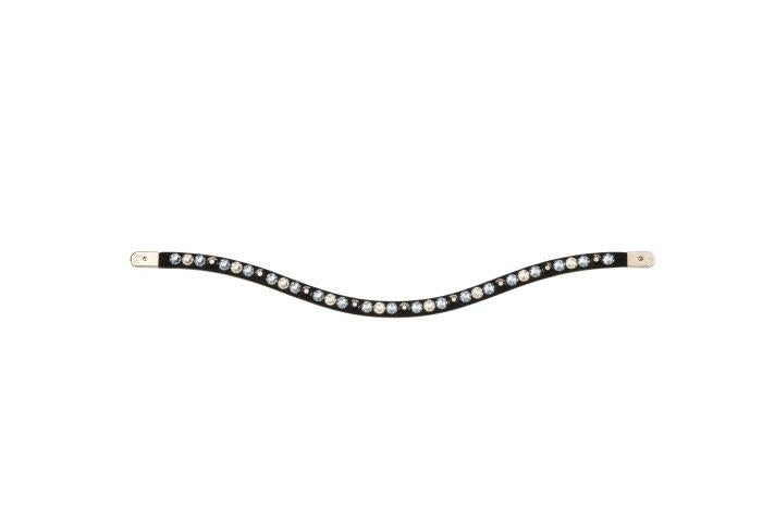Magic Tack Bling for browband Magic Tack long curved; one row