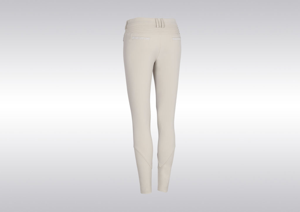 Samshield Women's Riding Breeches Clara Full Grip Champagne