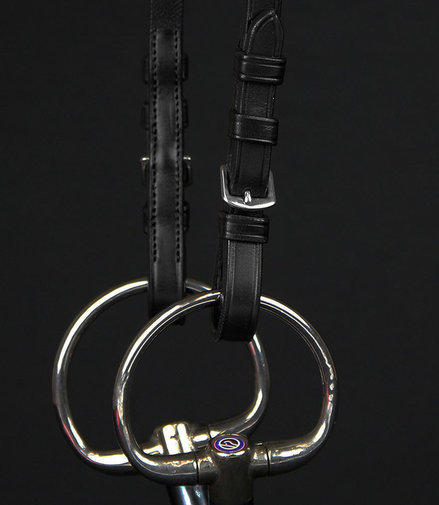 PS of Sweden Cheek Pieces with selectable cradle; flat; regular buckles