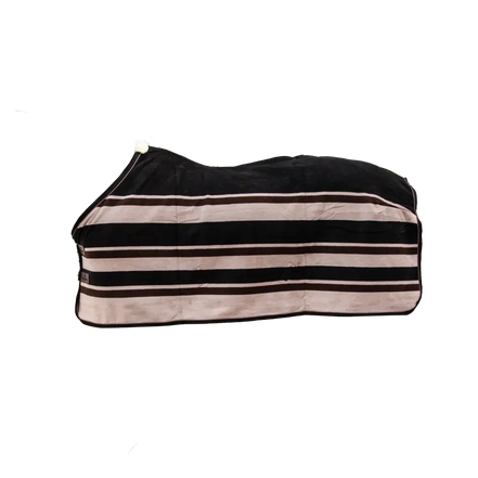 Kentucky Fleece Paardendeken Heavy Stripes Brown/Beige