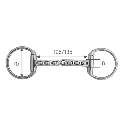 Metalab CA Eggbut Trens Rolls Single Jointed
