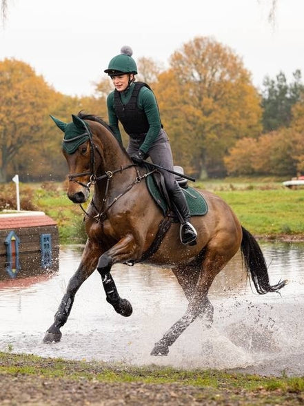 LeMieux Suede Zadeldek Spruce - Dressage