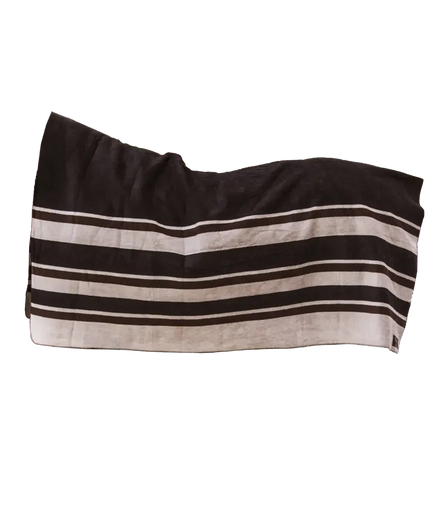 Kentucky Heavy Fleece Paardendeken Square Stripes Brown