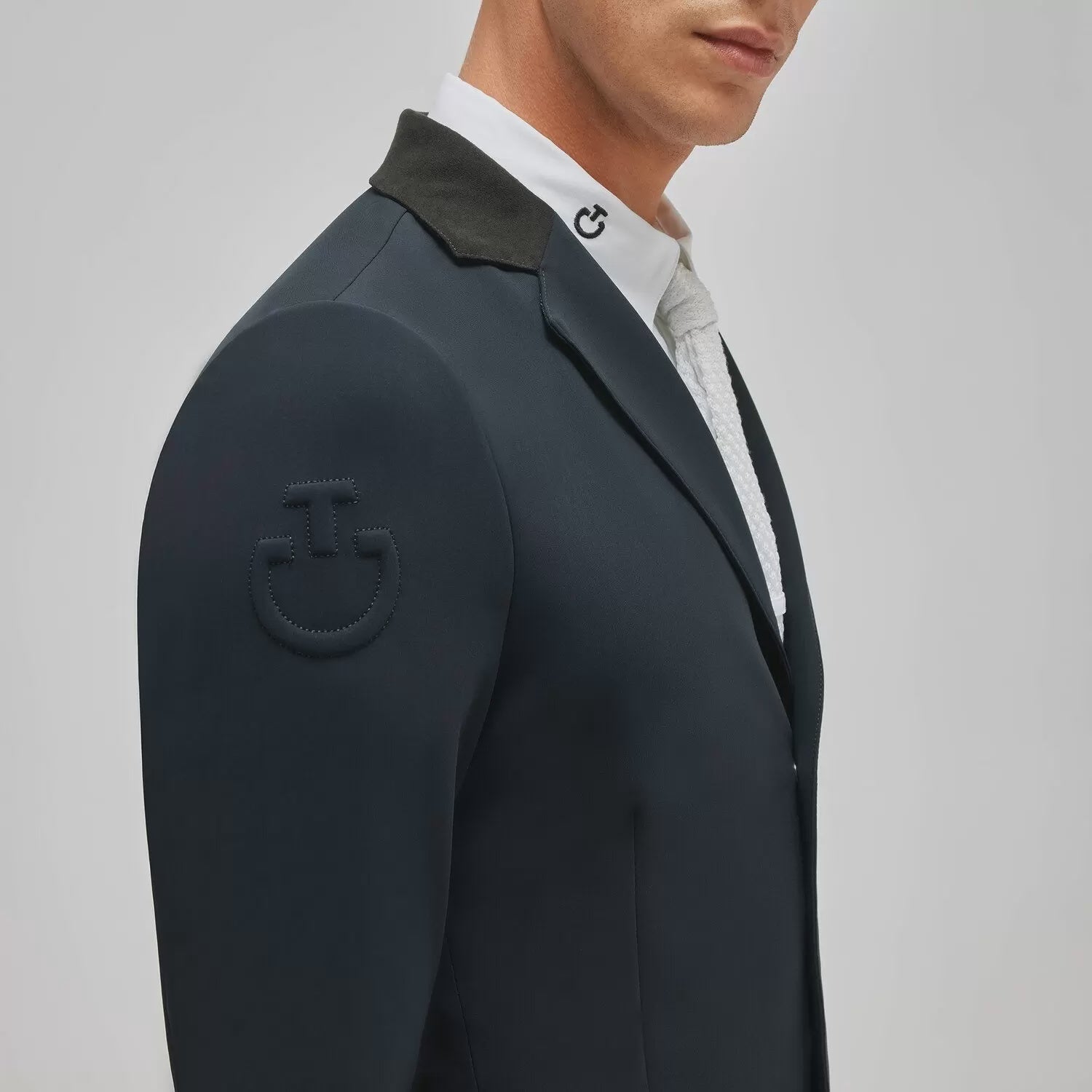 Cavalleria Toscana Herren-Wettkampfjacke mit Reißverschluss, leicht