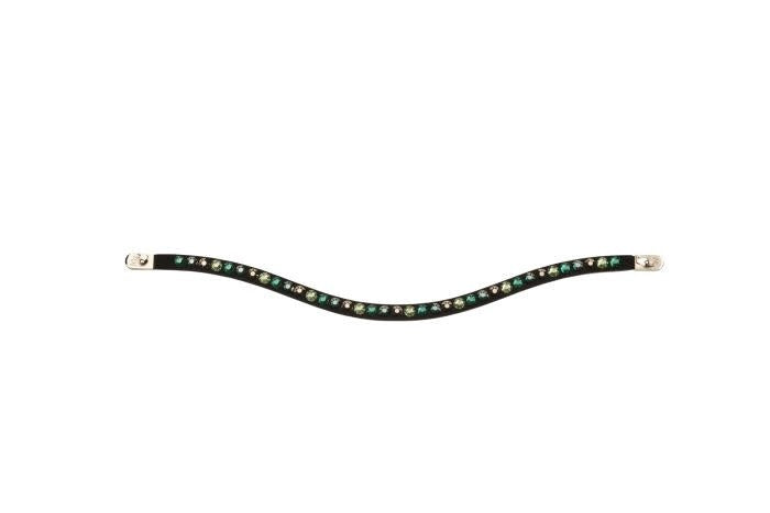 Magic Tack Bling for browband Magic Tack long curved; one row