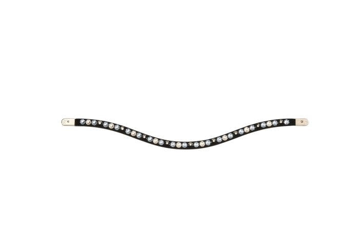 Magic Tack Bling for browband Magic Tack long curved; one row