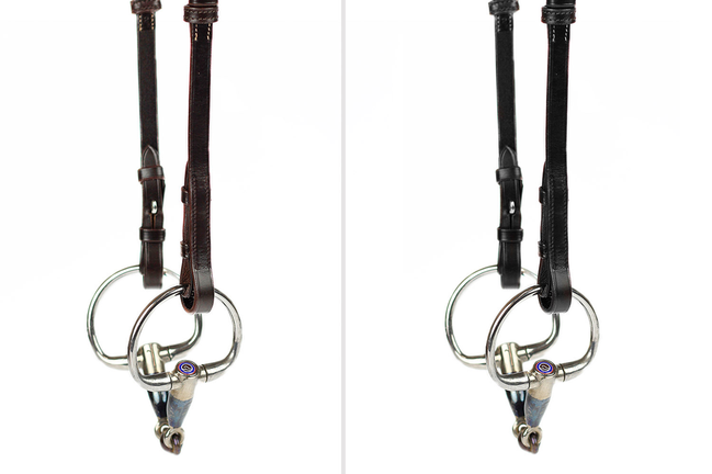 PS of Sweden Cheek Pieces with selectable cradles; flat; french hook