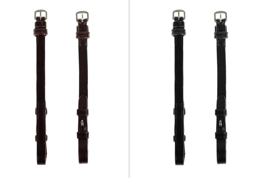 PS of Sweden Cheek Pieces with selectable cradles; flat; french hook