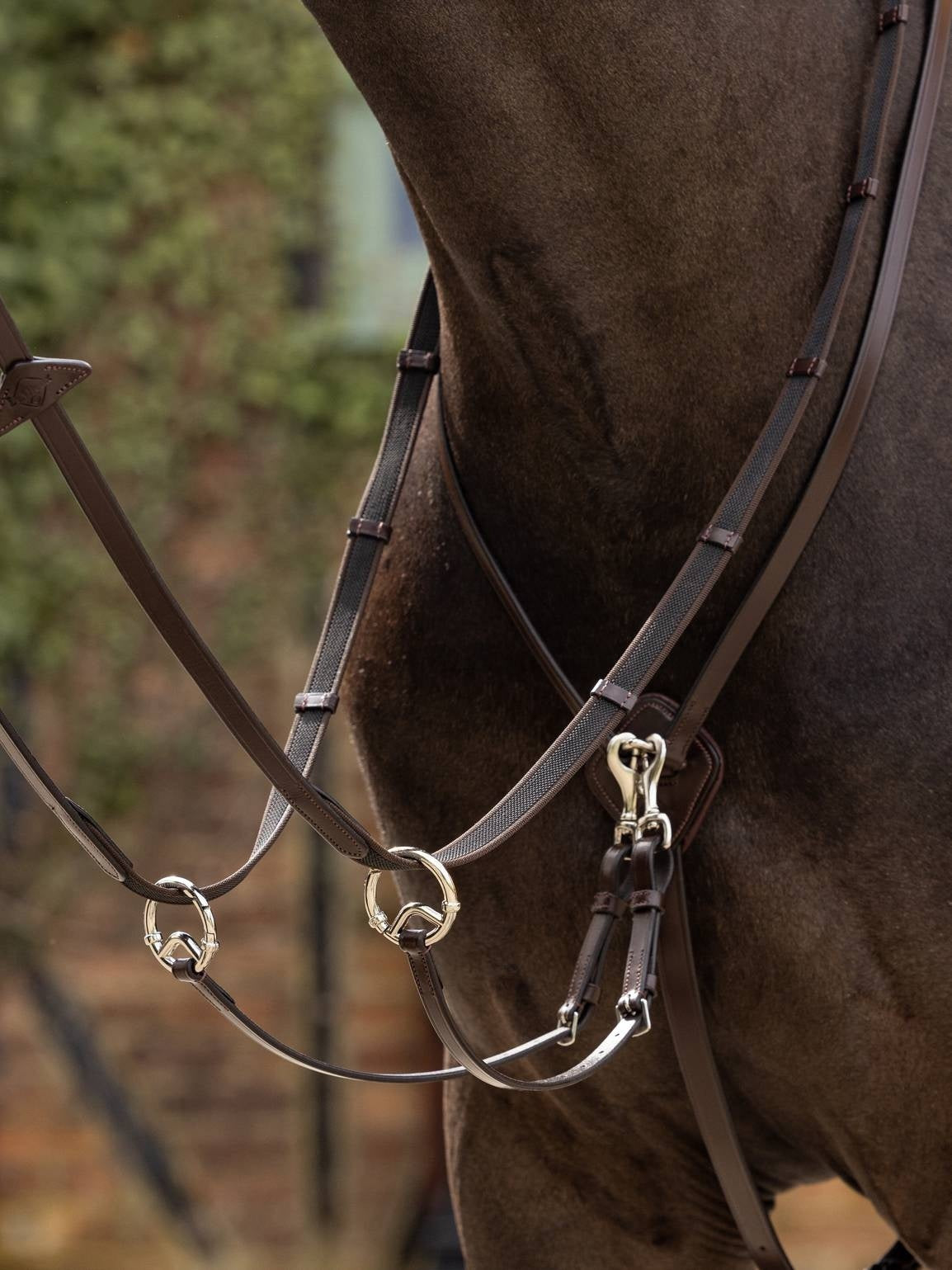 LeMieux Kudos Running Martingale Silber
