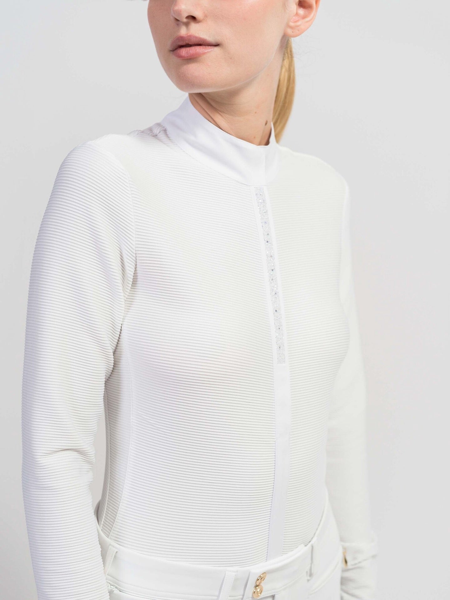 Samshield Julia Crystal Leaf Long Sleeve Women Shirt Texturized