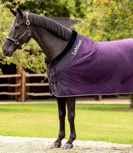 LeMieux Luxe Fleece Paardendeken Fig