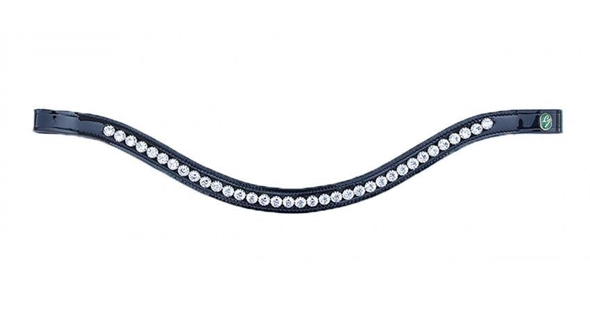 LJ Leathers Frondeel Silver Stones/Lak