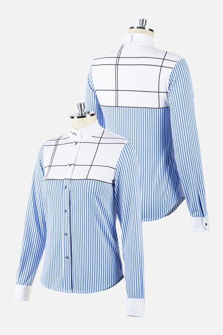 Animo Polynesia Wedstrijd Shirt Long Sleeves Light Blue