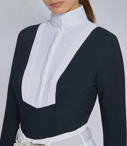 Cavalleria Toscana Competition Shirt Hunter L/S