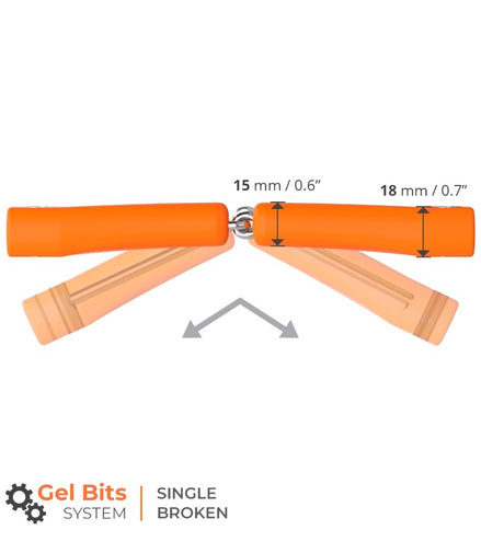 Winderen Mouthpiece bit Enkel Gebroken