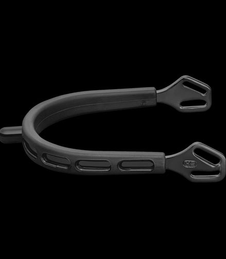 Sprenger Ultra fit Extra Grip spurs "Black Series" Rounded