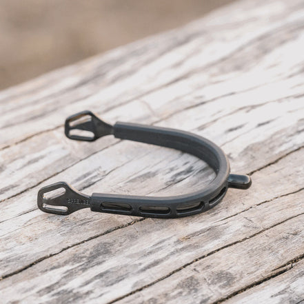 Sprenger Ultra Fit Extra Grip Sporen "Black Series" Abgerundet