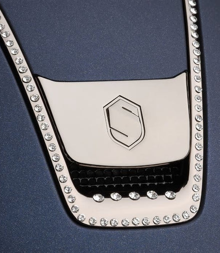 Samshield Matt 2.0 Blue Chrome Black Full Swaro 300 Crystals