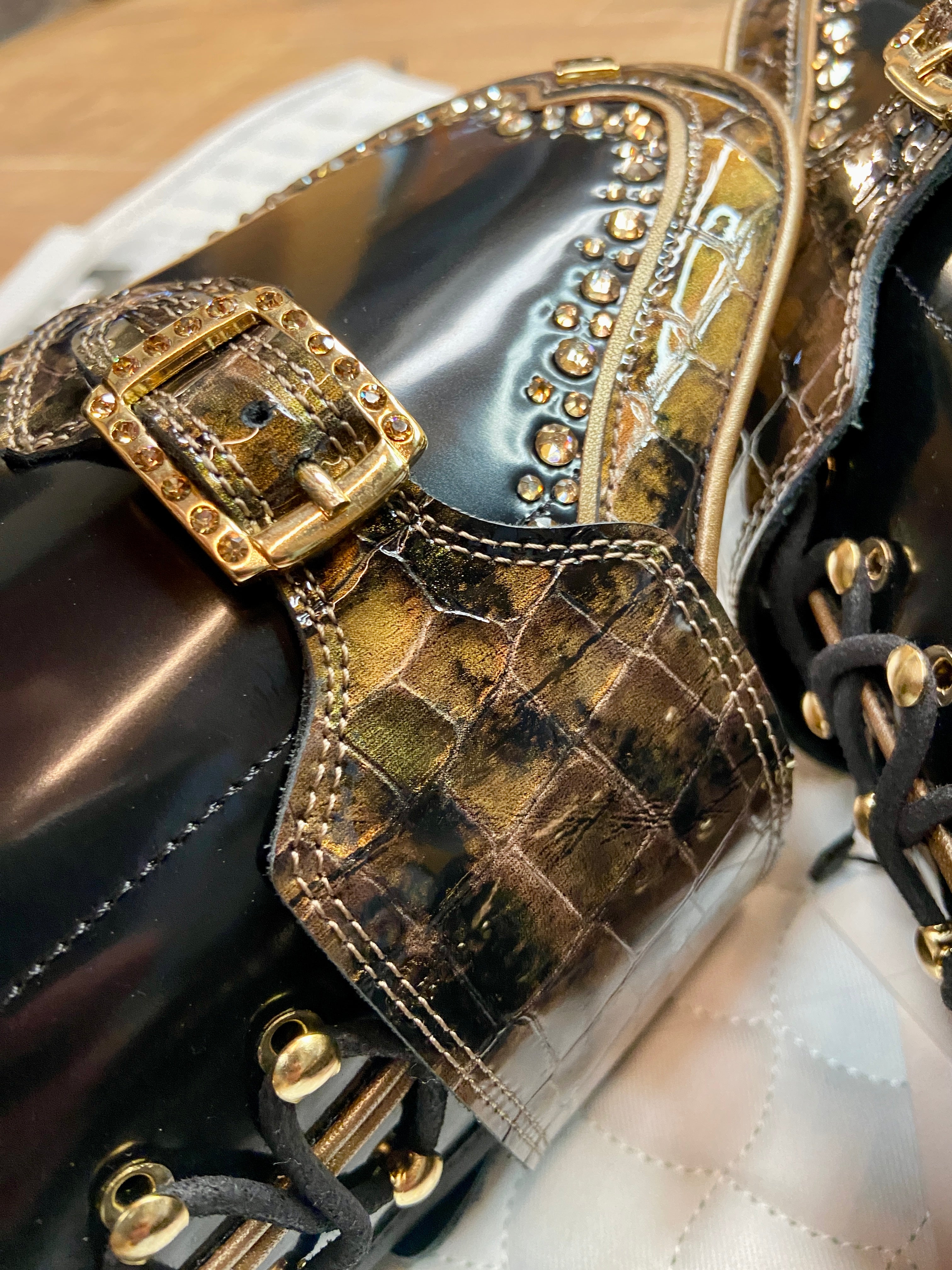 DeNiro Tintoretto Brushed Black Top Rodine Lucifumoro