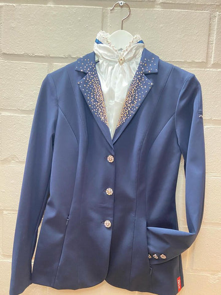 Animo Lud Stass Contest Jacke Strass Knöpfe Custom