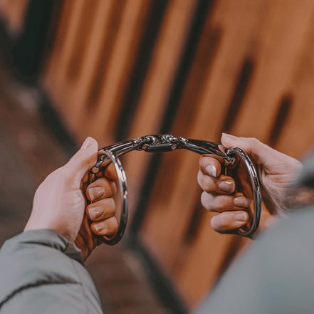 Sprenger MAX-Control Edelstahlgebiss - Doppelt gebrochene Wassertrense