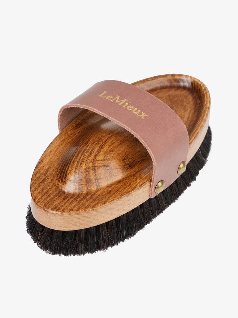 LeMieux Artisan Lambswool Body Brush Brown