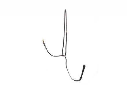 LJ Leathers Martingale; Messingschnallen