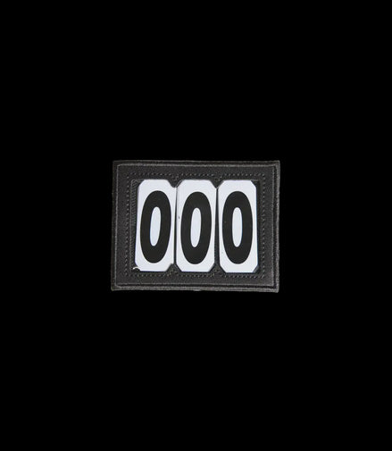 Kentucky Head Number PVC With Safety Pin