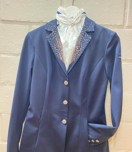 Animo Lud Stass Contest Jacket Rhinestone Buttons Custom