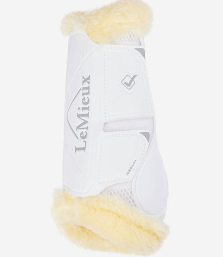LeMieux Motionflex Dressuur Peesbeschermers met faux fur