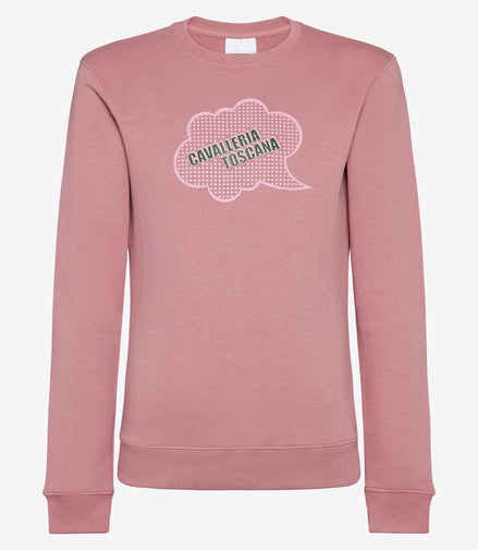 Cavalleria Toscana Young Rider Comic Book Cotton Crew Neck Sweatshirt