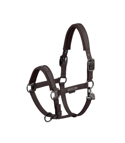 Eskadron Headcollar Double Pin Faux Leather Platinum 24