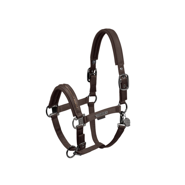 Eskadron Headcollar Double Pin Glossy Crystal Platinum 24