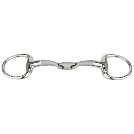 Sprenger Satinox Eggbutt Snaffle Double Jointed - Stainless Steel