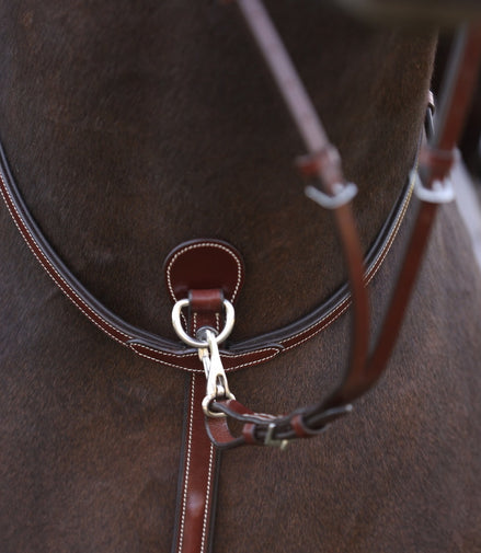 LJ Leathers Pro Selected Martingale with stainless steel buckles