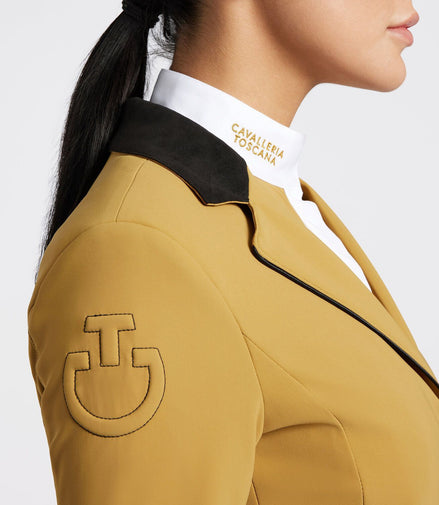 Cavalleria Toscana Competition Jacket with Zipper Golden Ochre