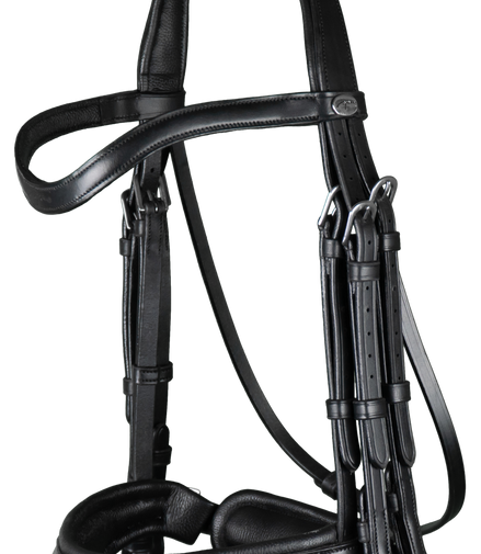 Dy'on Matte Large Crank Noseband Stang & Trens Working