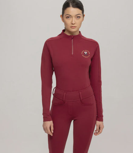 Tommy Hilfiger Equestrian Arizona 1/4 Rits Training Shirt Dames